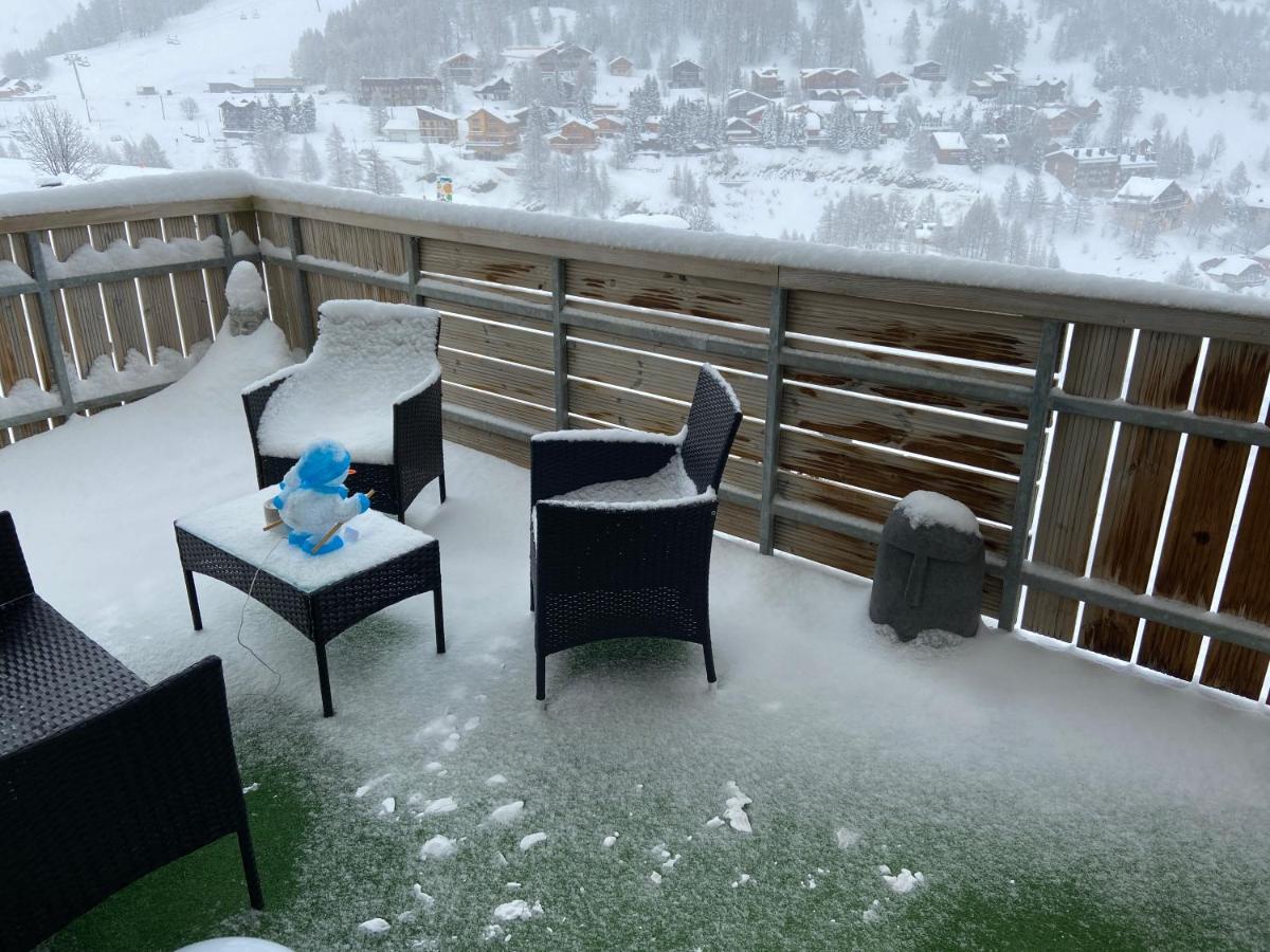 3 Pieces La Foux D Allos Vue Montagne Et Station Екстериор снимка